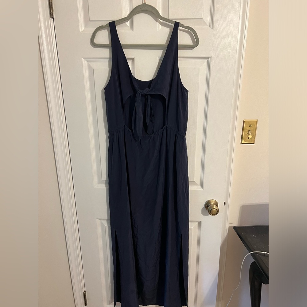 Navy Tie Back Tank Dress from Club Monaco